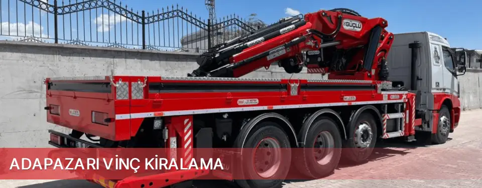 Adapazarı İlçemi Vinç Kiralama